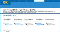 Desktop Screenshot of gemmel-metalle.de